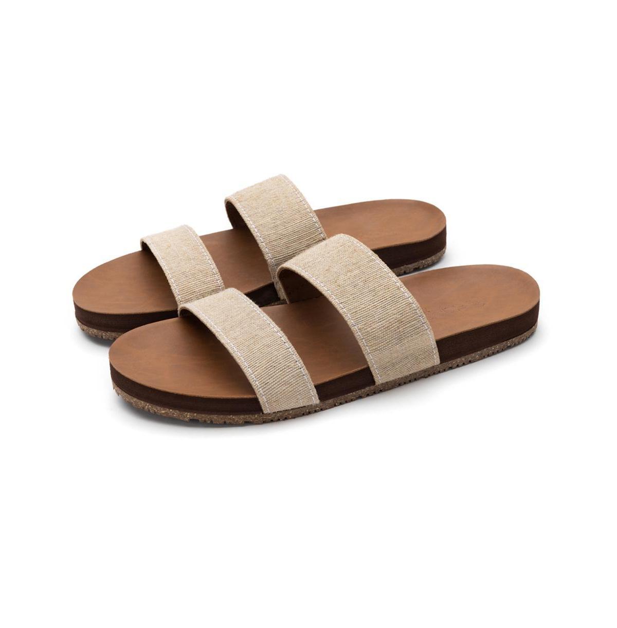 WomenS Zensole Vistas Faux Leather Double Strap Slide Sandals Product Image