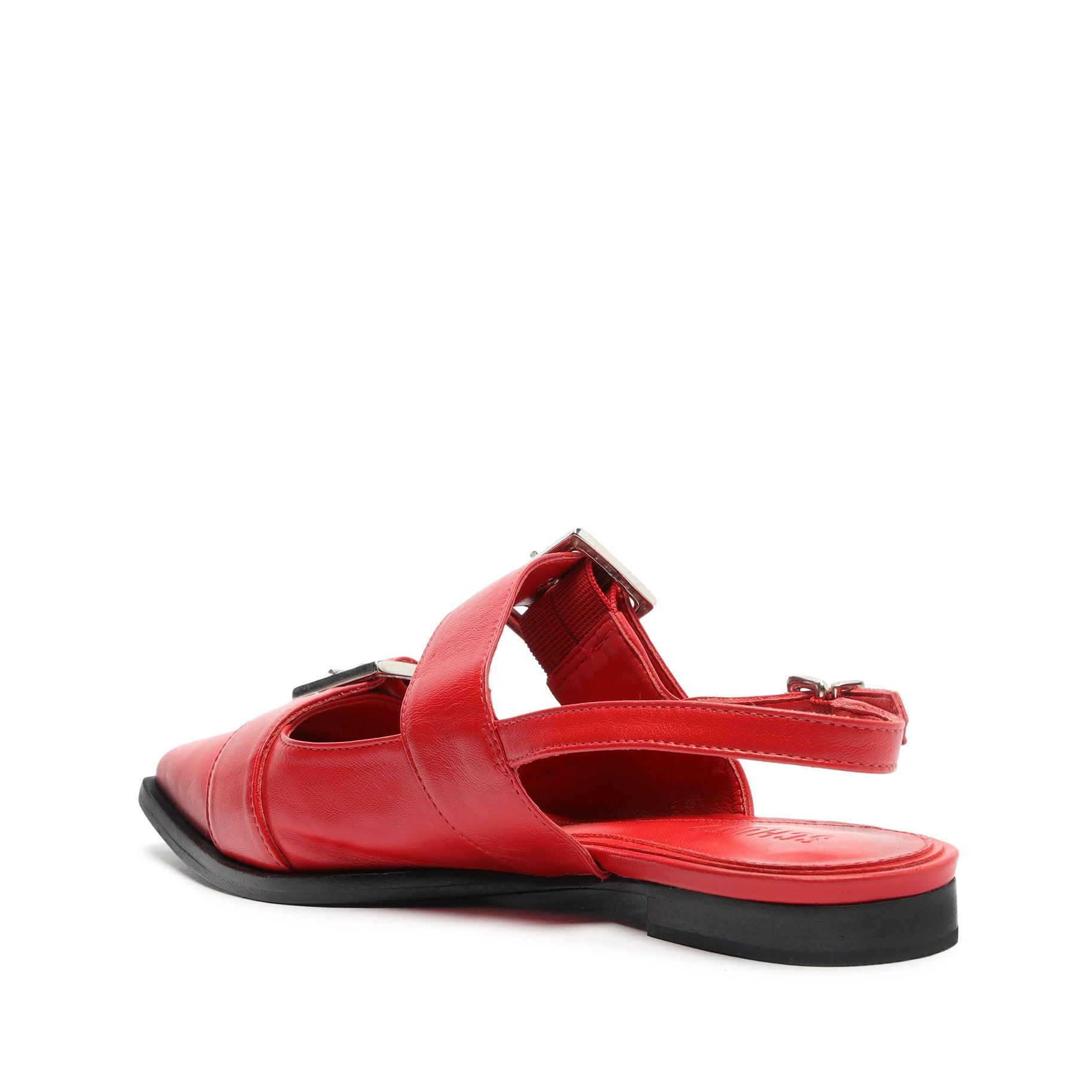 Darla Sling Leather Flat Female Product Image