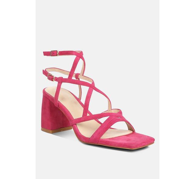 Fiorella Women Strappy Block Heel Sandals Product Image