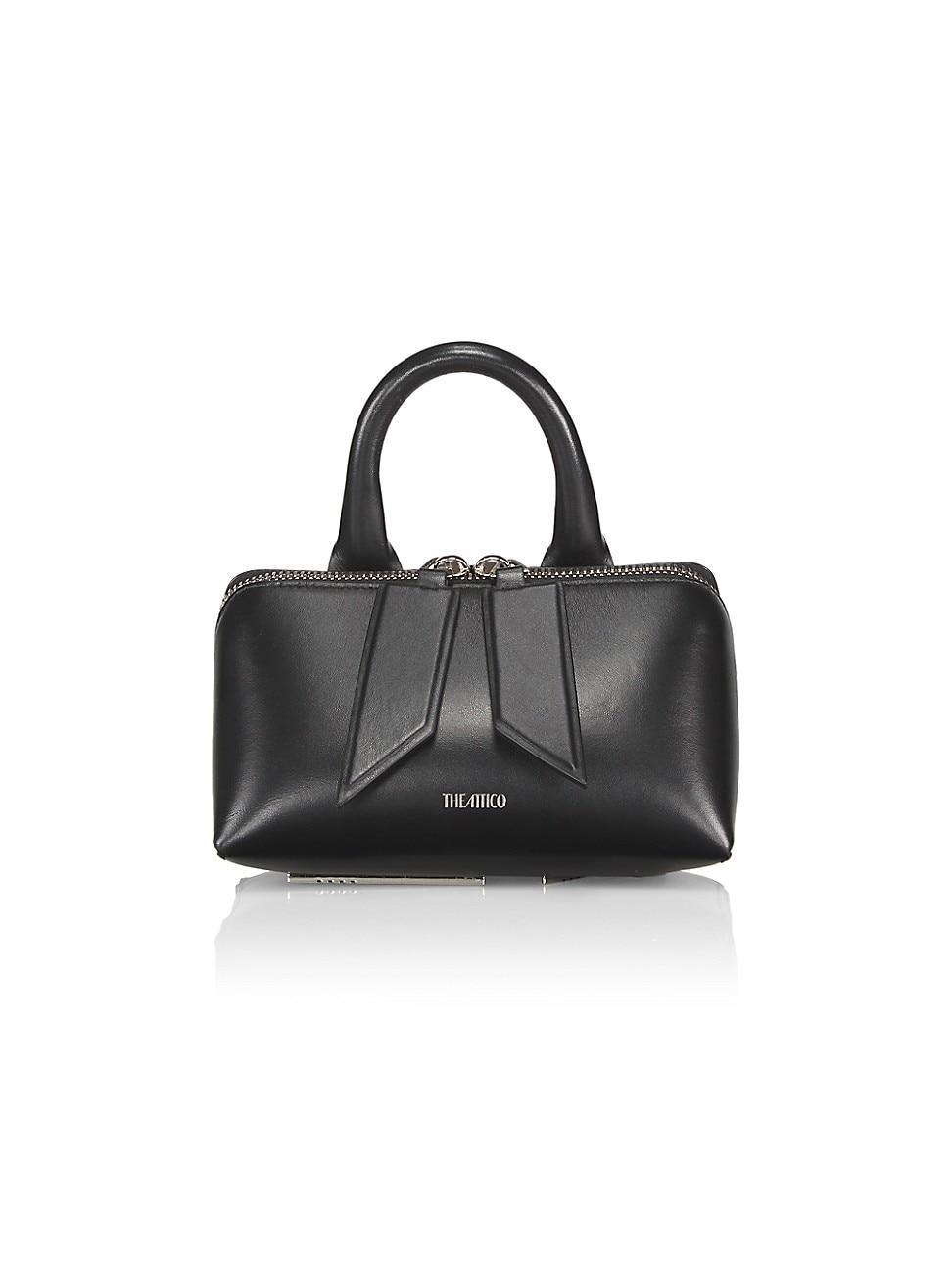 Womens Leather Geometric Top Handle Bag Product Image