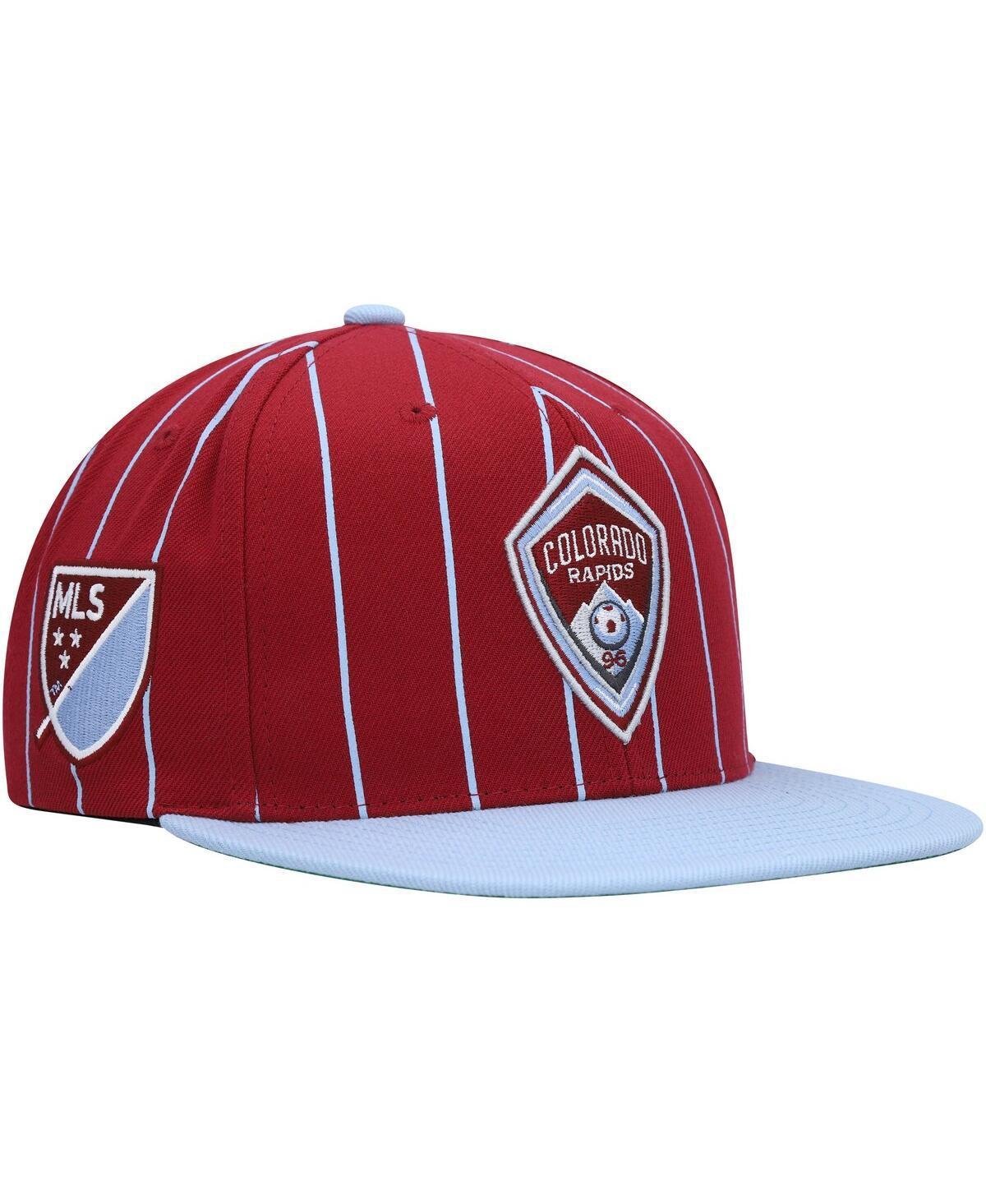 Mens Mitchell & Ness Red Colorado Rapids Team Pin Snapback Hat Product Image