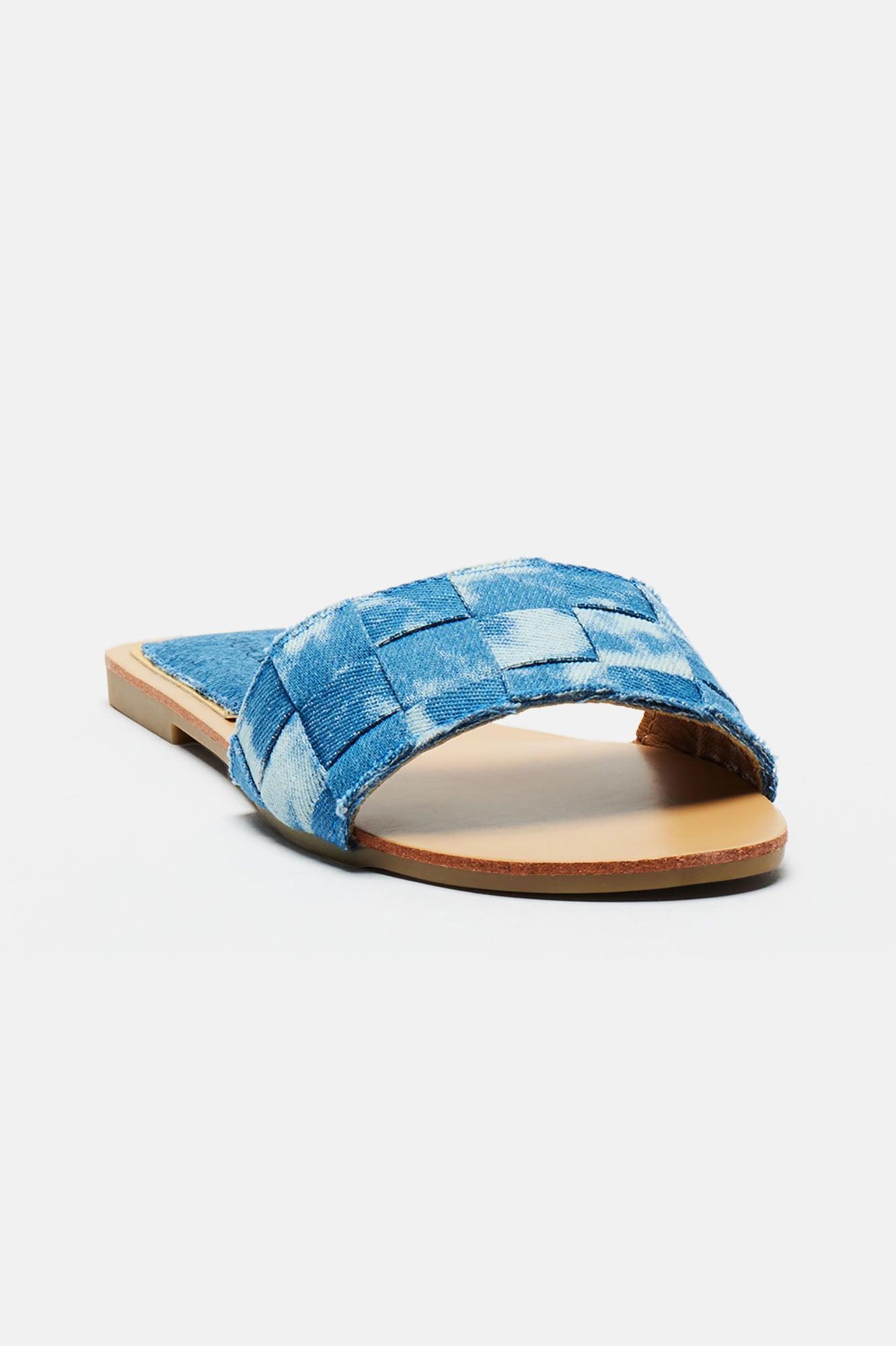 Dayna Denim Sandals - Denim Product Image