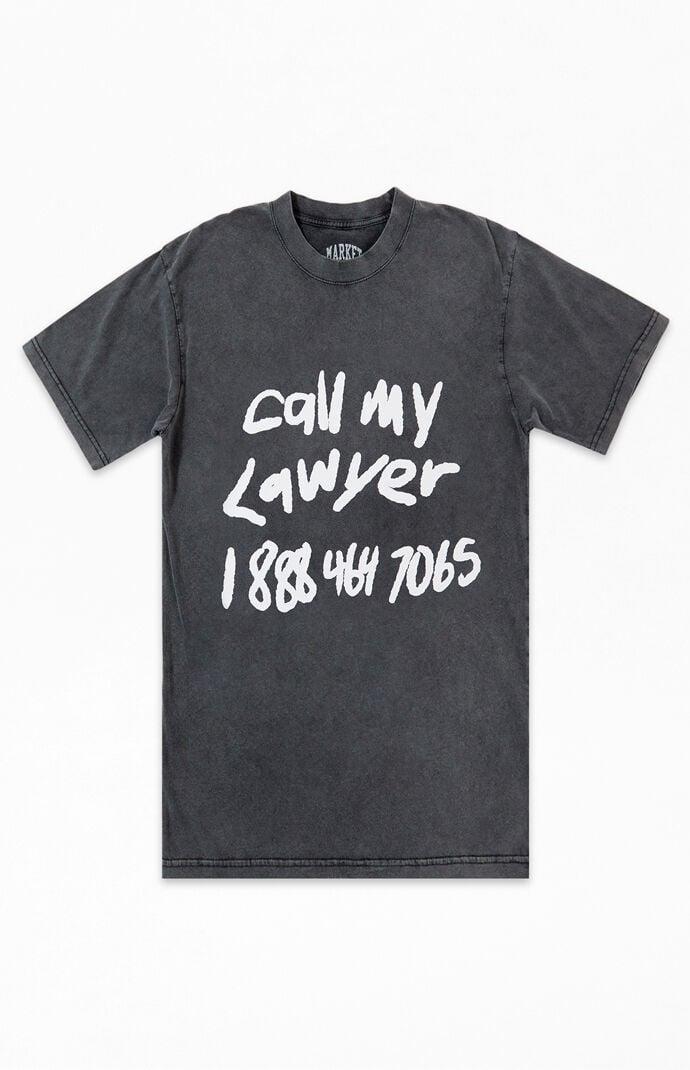 Market Mens Call My Lawyer T-Shirt Product Image