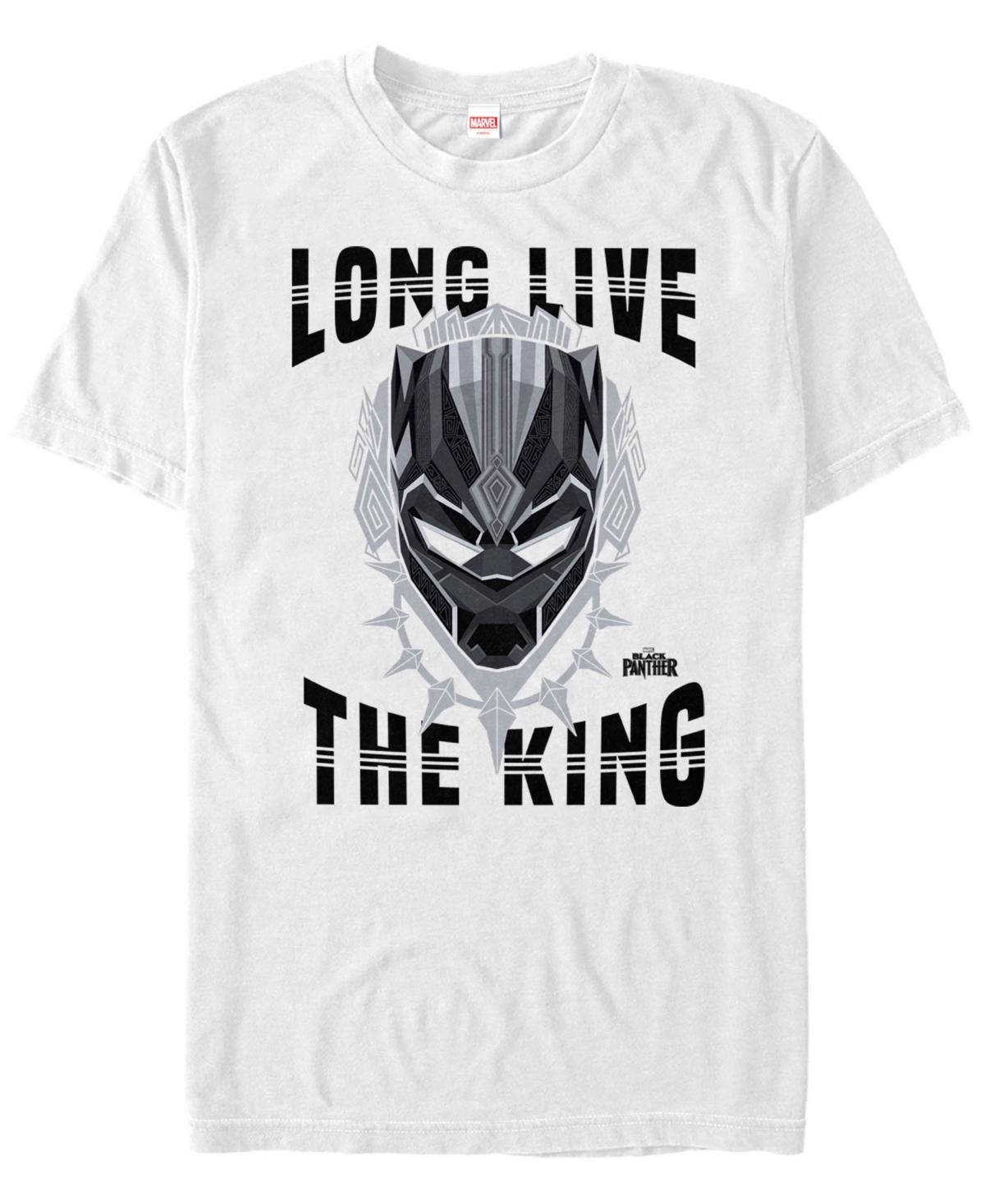 Marvel Mens Black Panther Long Live The King of Wakanda Short Sleeve T-Shirt Product Image