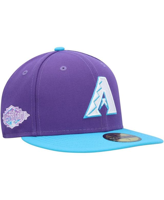 Mens New Era Purple Arizona Diamondbacks Vice 59FIFTY Fitted Hat Product Image