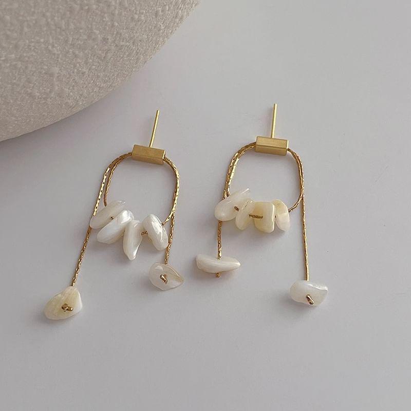 Plain Stone Dangle Earring Product Image