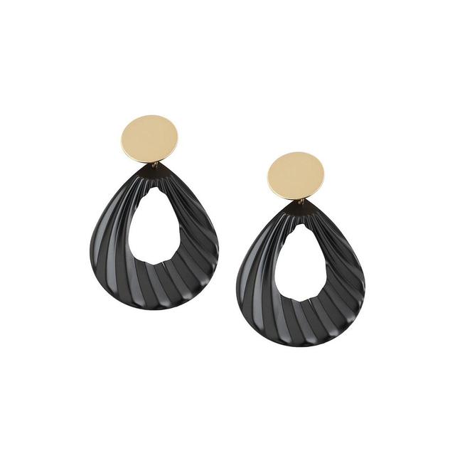 Sohi Womens Contrast Drop Earrings Product Image