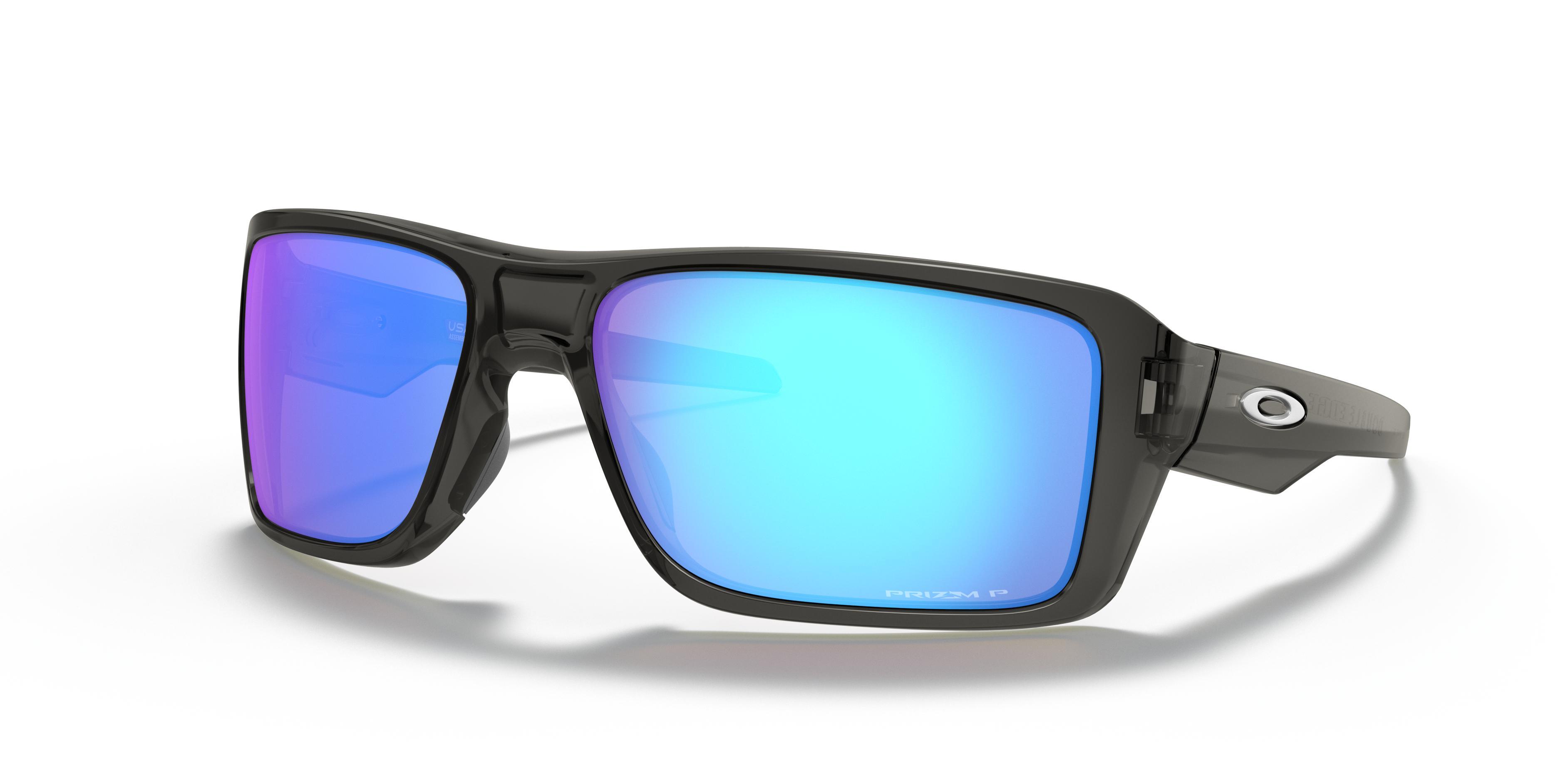 Oakley Double Edge 66mm Prizm Polarized Oversize Wrap Sunglasses Product Image