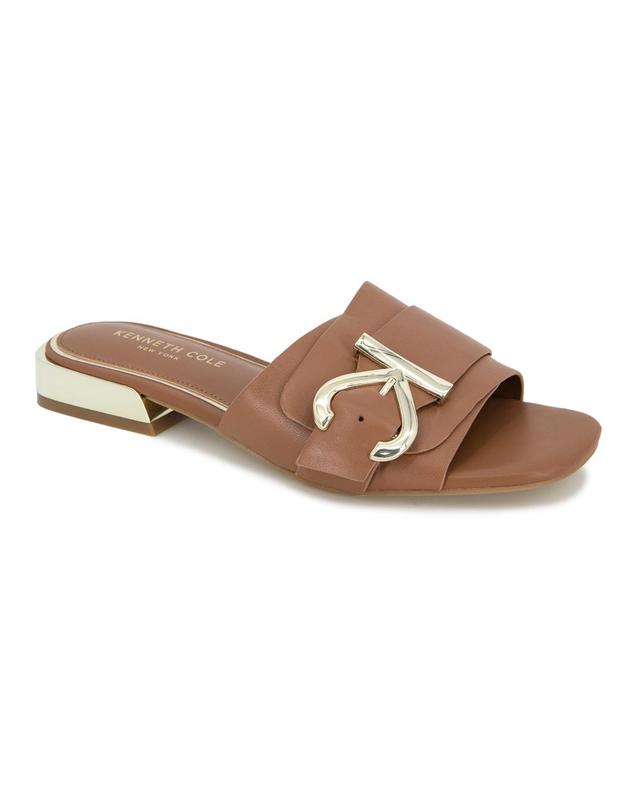 Kenneth Cole Womens Irene Slip On Embellished Slide Sandals Product Image