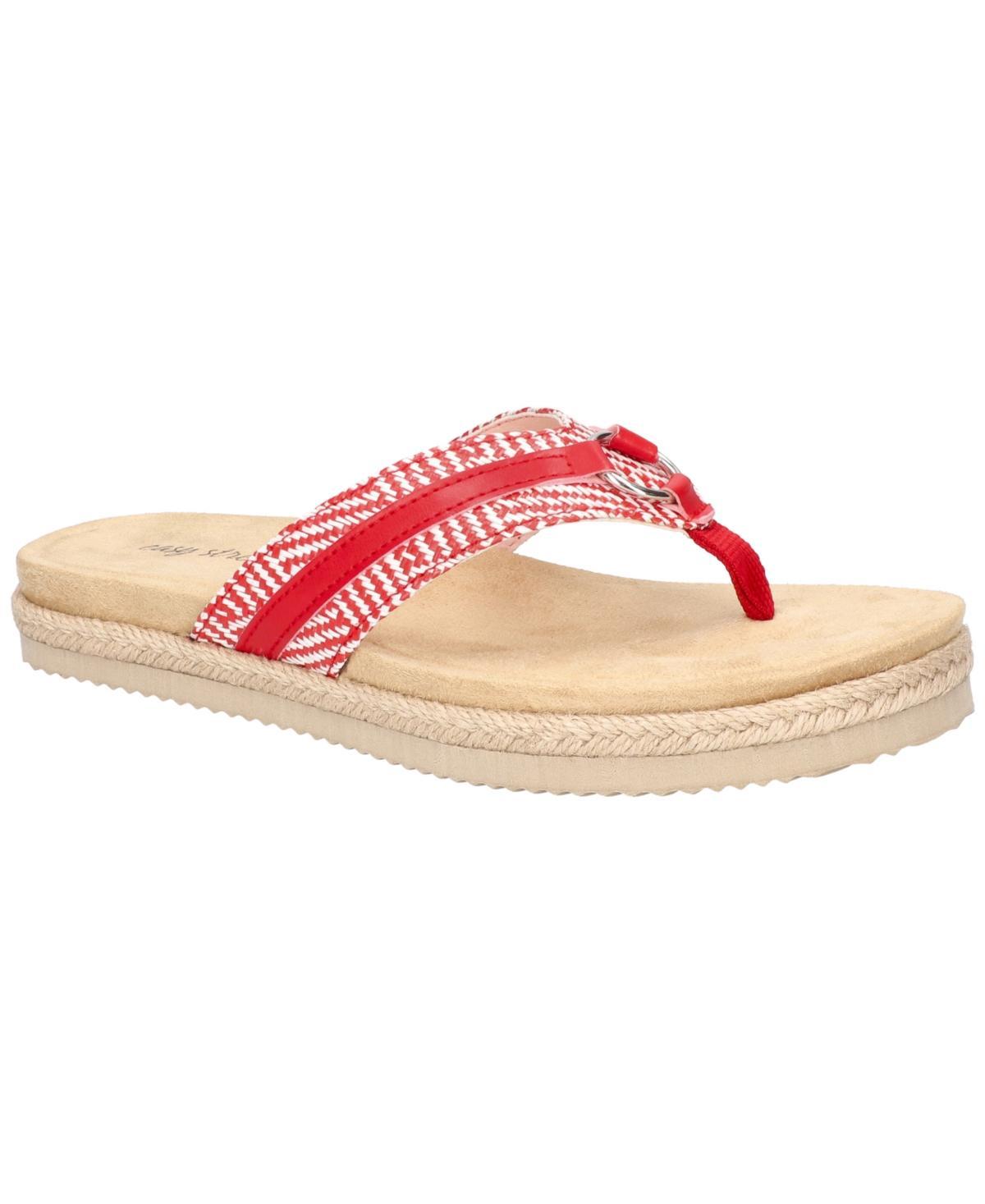 Easy Street Womens Starling Slip-On Thong Sandals Product Image