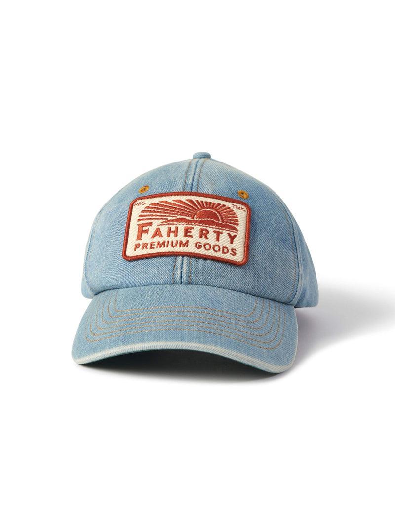 Denim Baseball Hat - Mountain Indigo Wash Product Image