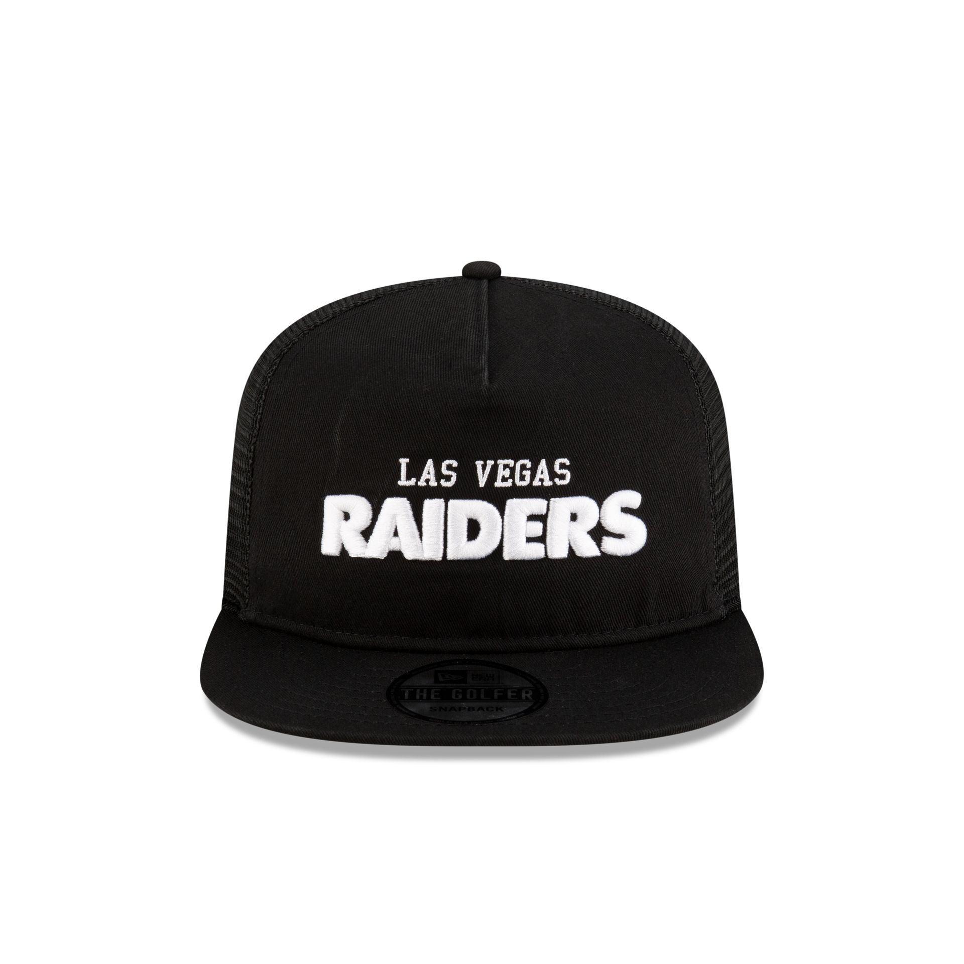 Las Vegas Raiders Washed Script Golfer Snapback Male Product Image