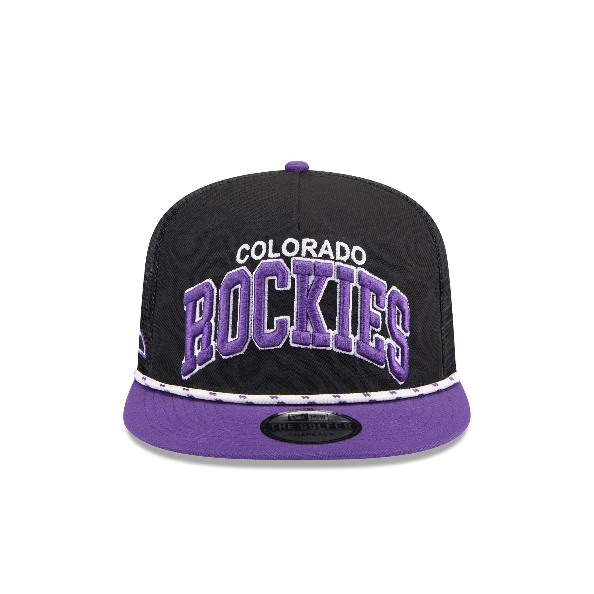 Colorado Rockies Throwback Golfer Hat Male Product Image