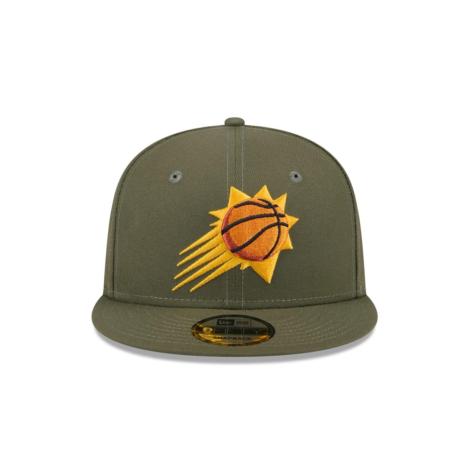 Phoenix Suns Olive 9FIFTY Snapback Hat Male Product Image