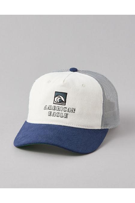 AE Logo Twill Trucker Hat Mens Product Image