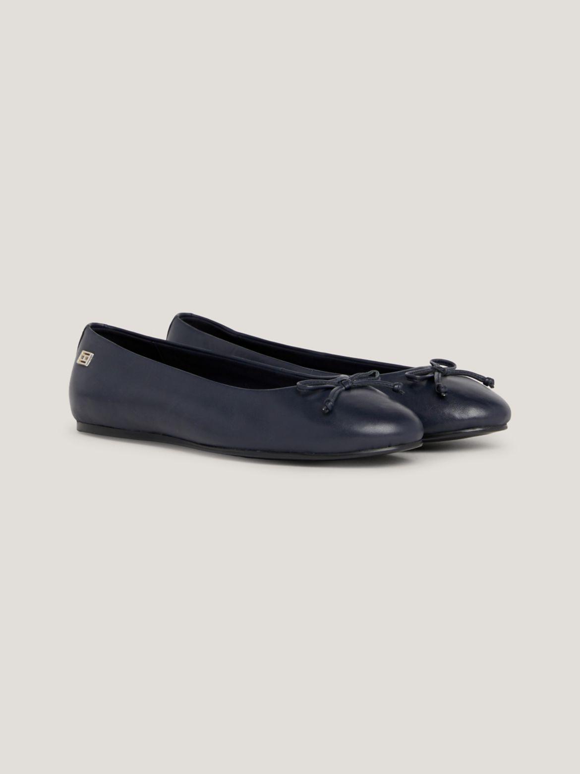 Tommy Hilfiger Women's Leather Ballerina Flat Product Image