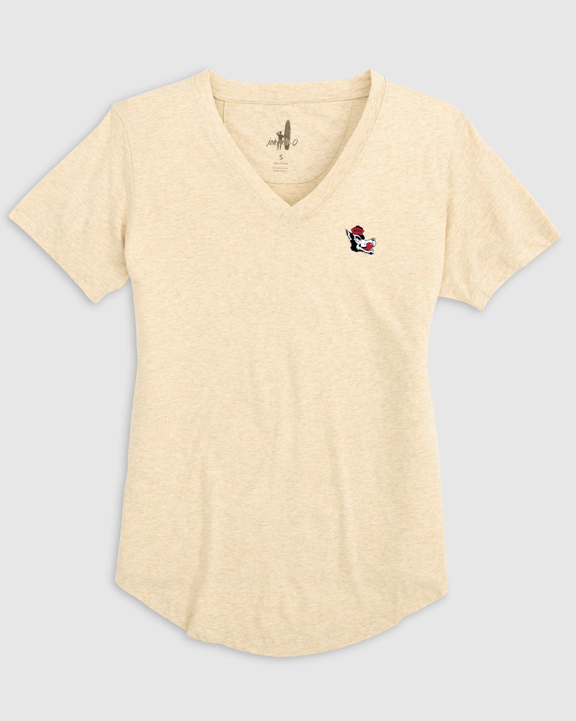 Women's Clemson Merediths V-Neck T-Shirt - Vault Logo Female Product Image