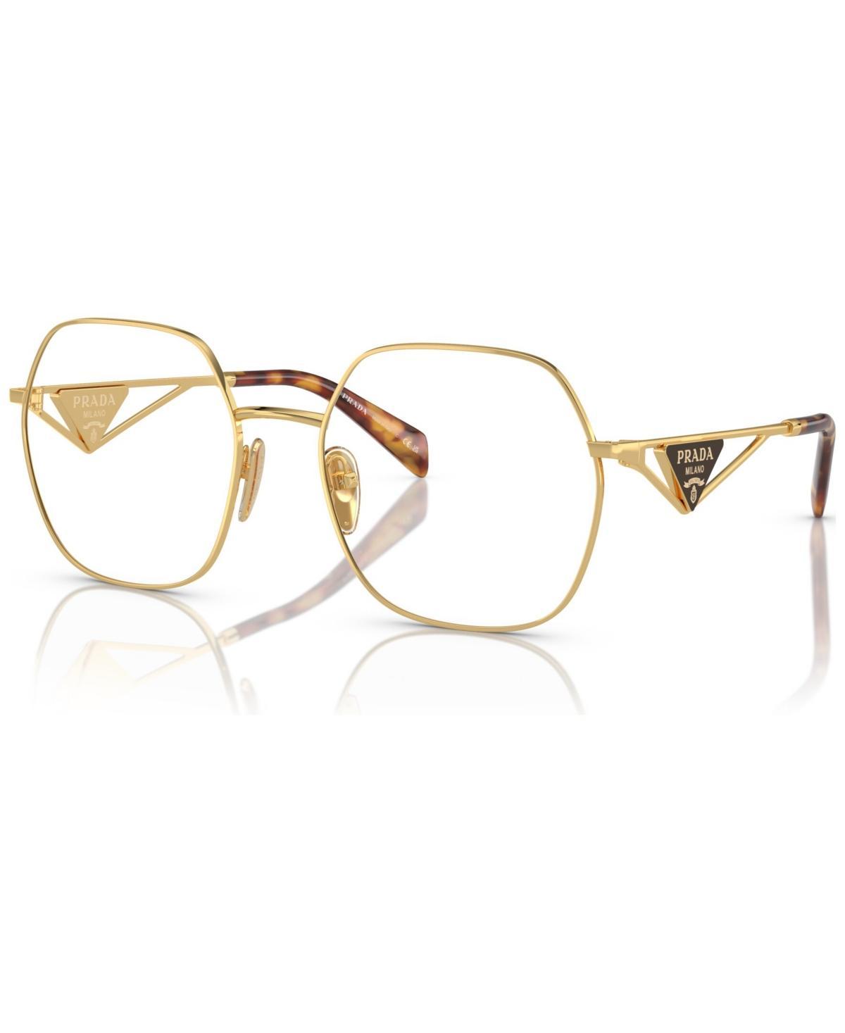 Prada Womens Eyeglasses, Pr 59ZV 54 - Gold Product Image