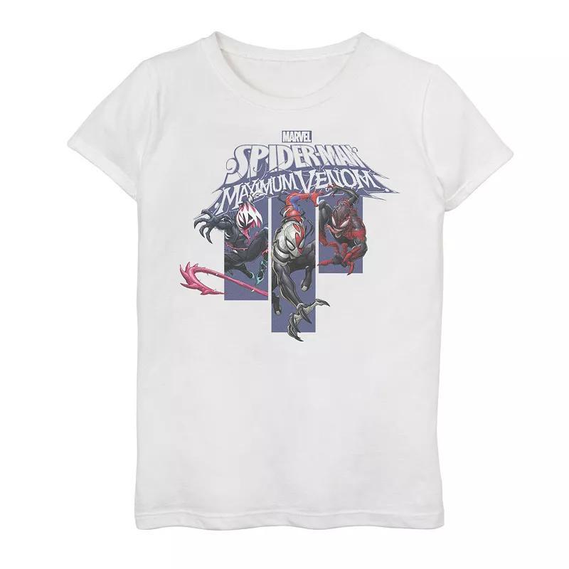 Girls 7-16 Marvel Spider-Man Maximum Venom Panels Graphic Tee, Girls Product Image