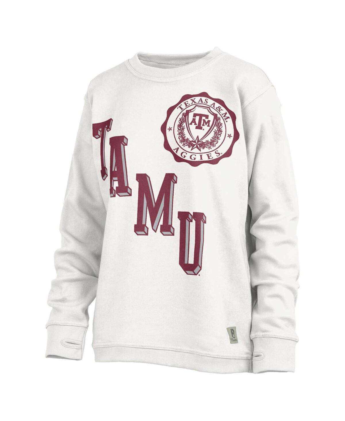 Womens Pressbox Texas A&M Aggies Shoreline Sundown Pullover Sweatshirt Product Image