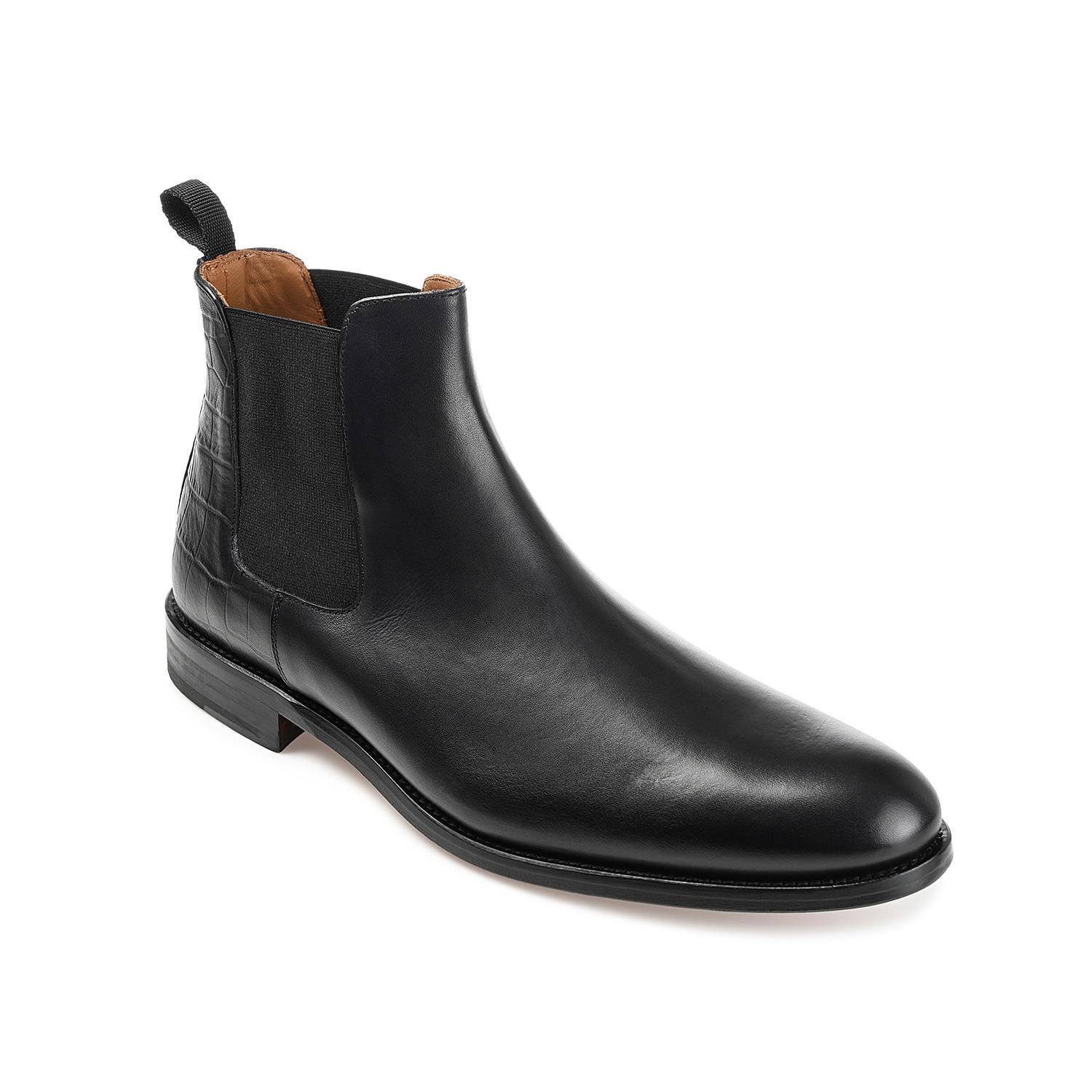 TAFT Hiro Croc Embossed Leather Chelsea Boot Product Image