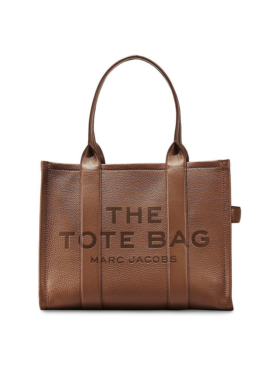 Marc Jacobs The Leather Tote Bag Handbags Product Image