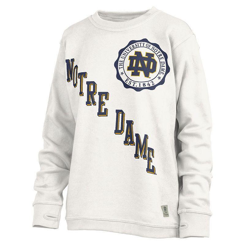 Womens Pressbox Notre Dame Fighting Irish Shoreline Sundown Pullover Sweatshirt Product Image