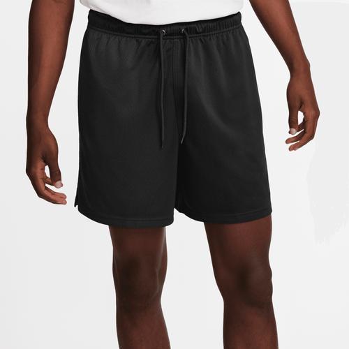 Nike Mens Nike Club Flow Mesh Shorts - Mens Black/White Product Image