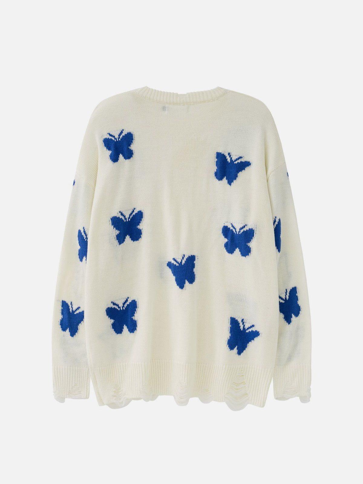 Aelfric Eden Butterfly Jacquard Sweater Product Image