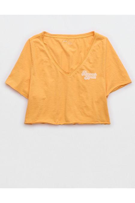 Aerie Cropped Graphic Beach T-Shirt Women's Product Image