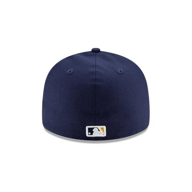 Milwaukee Brewers Authentic Collection Low Profile 59FIFTY Fitted Hat Male Product Image