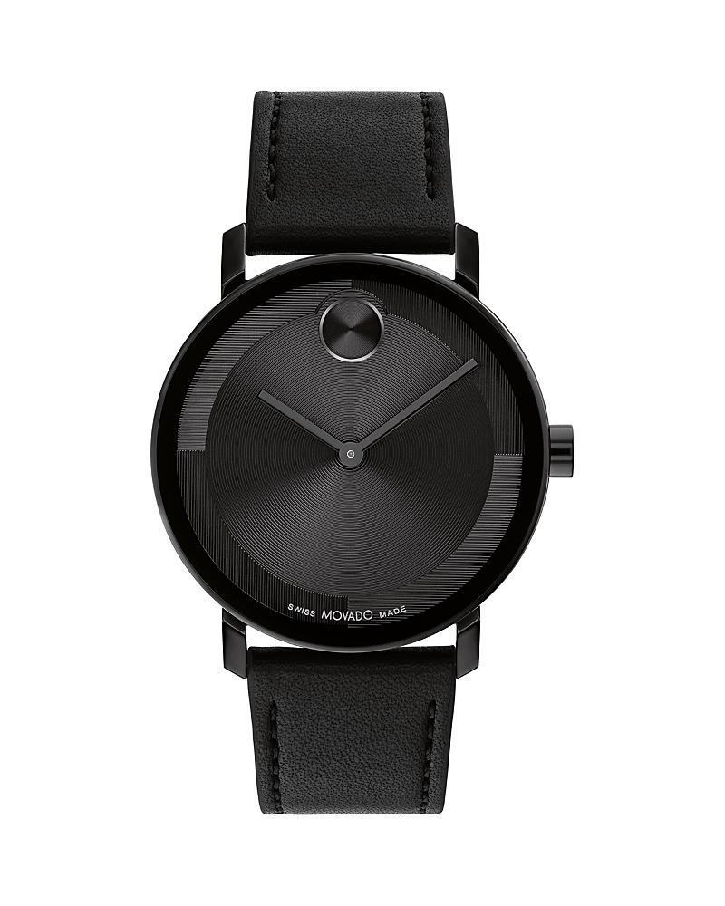 Movado Bold Evolution 2.0 Leather Strap Watch, 40mm Product Image