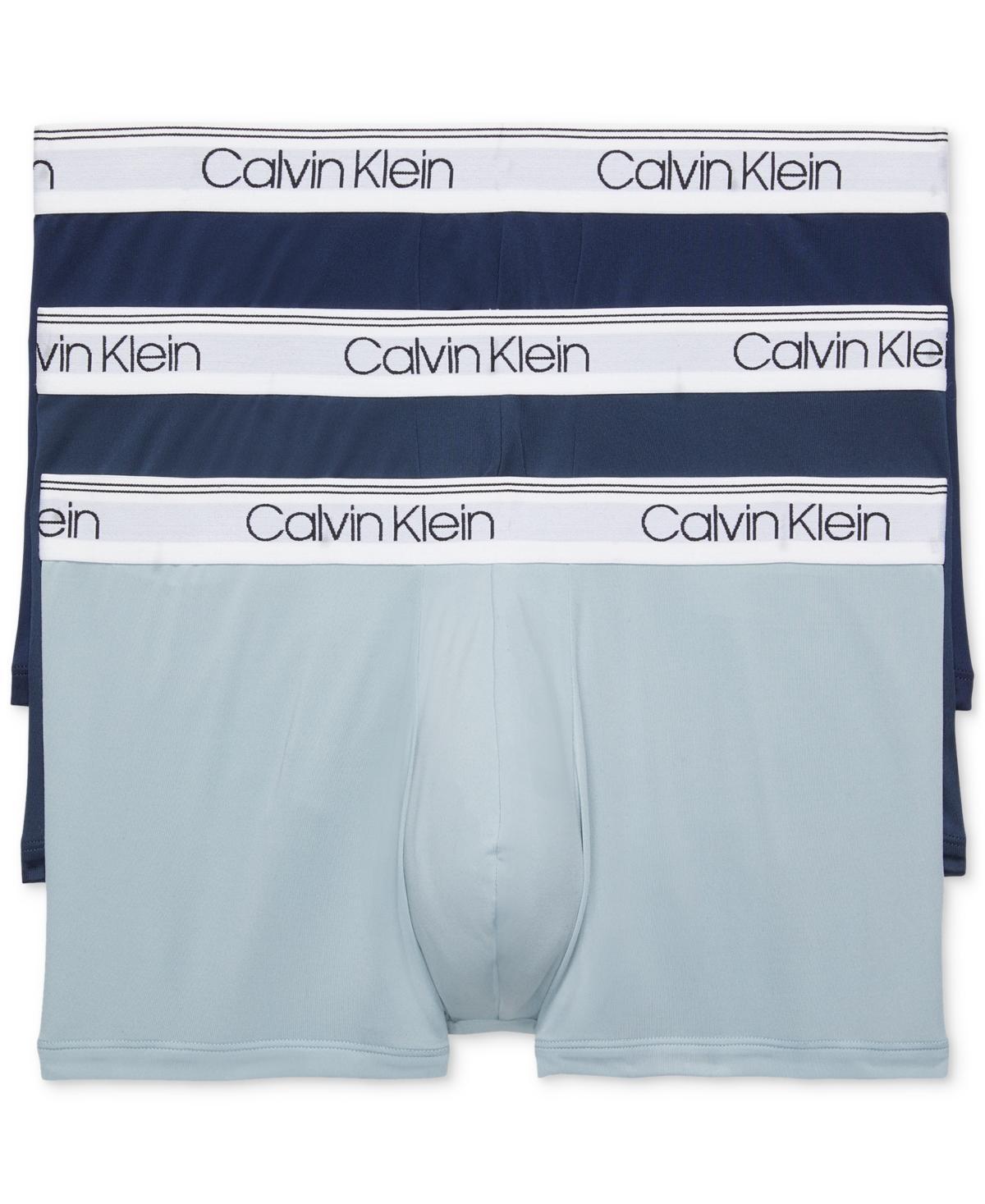 Calvin Klein Mens Micro Stretch 3-Pack Low Rise Trunks Product Image