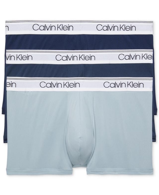 Calvin Klein Mens Micro Stretch 3-Pack Low Rise Trunks Product Image