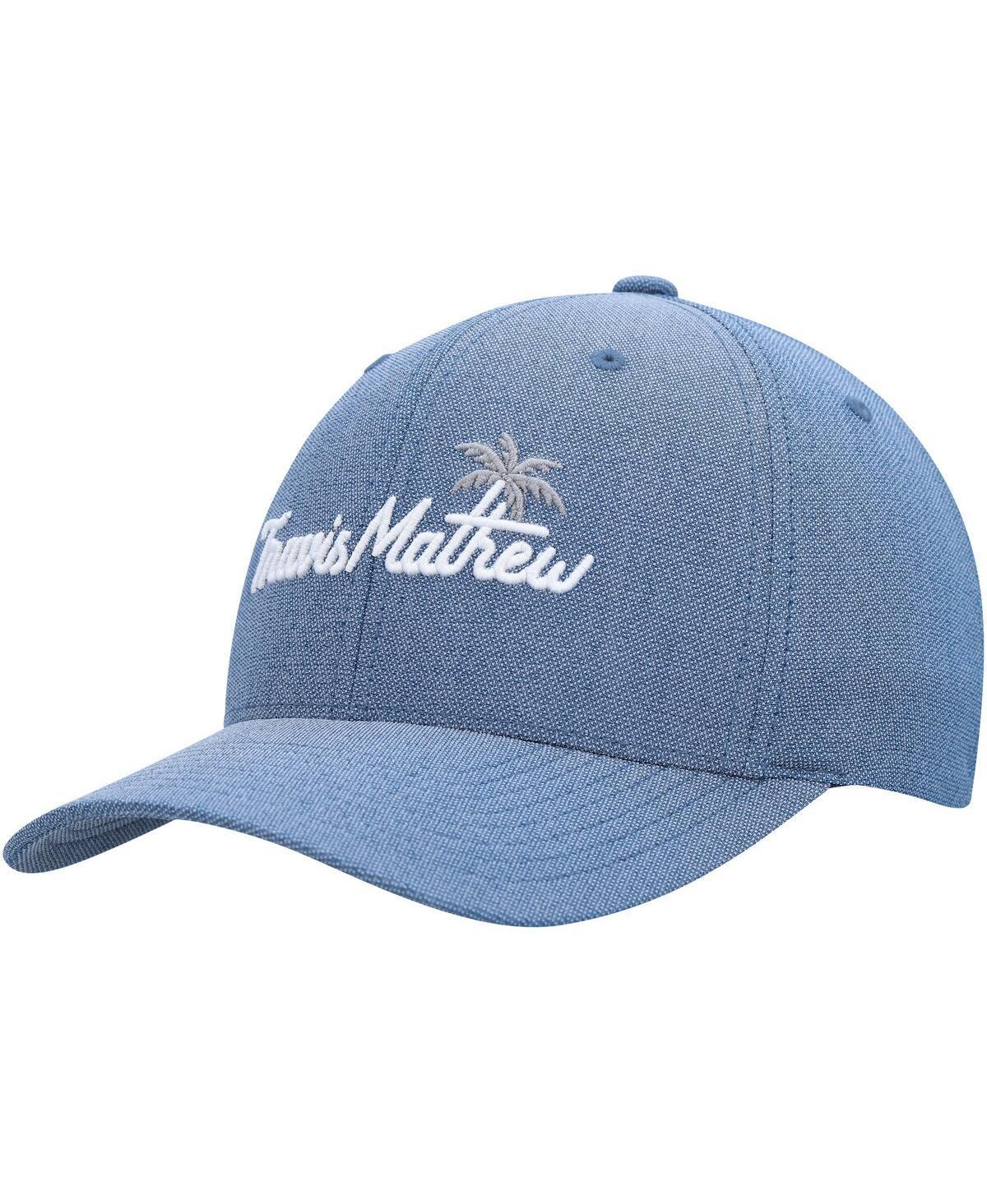 Mens Travis Mathew Heather Royal Bay Islands Snapback Hat Product Image