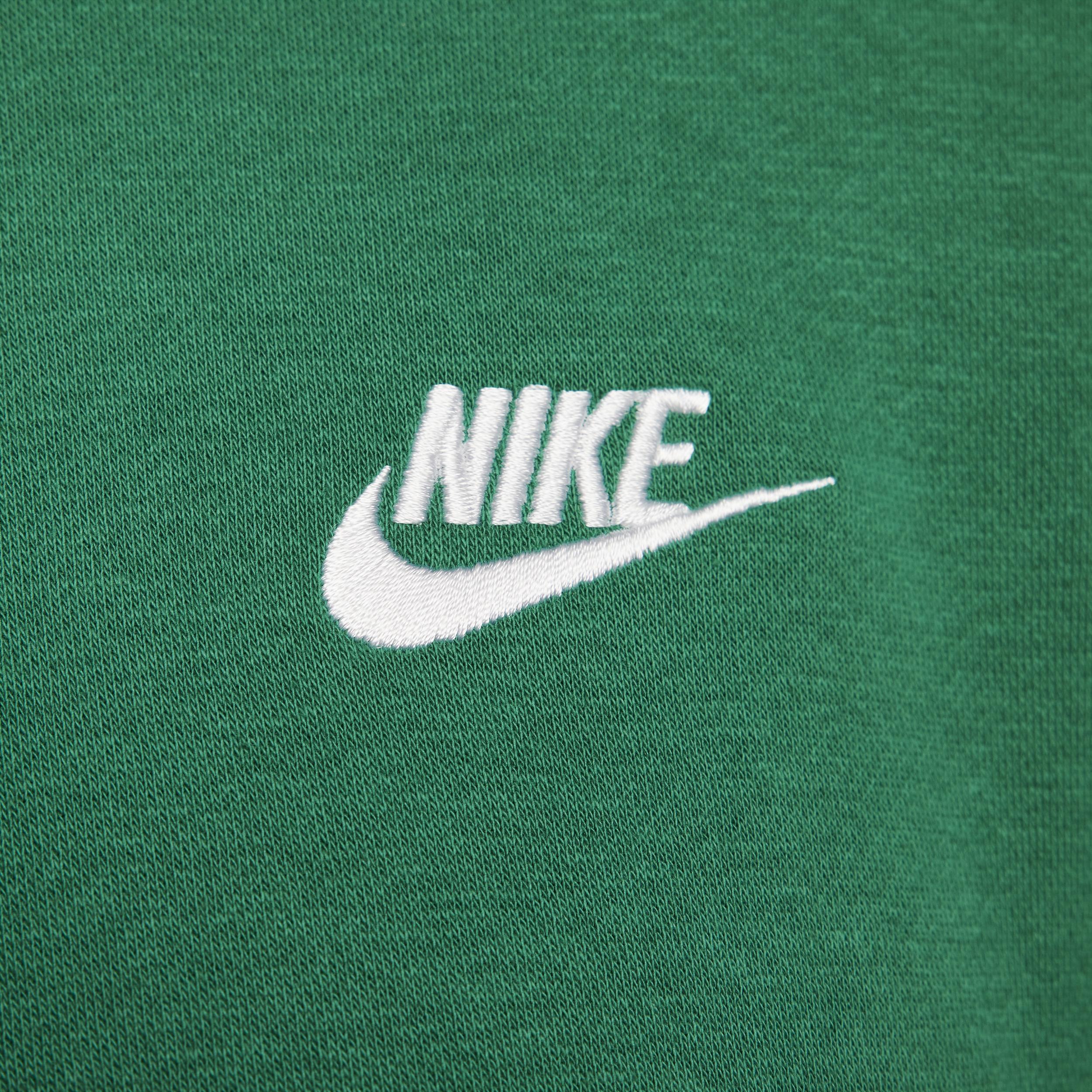 NIKE Club Hoodie In Green-white Product Image