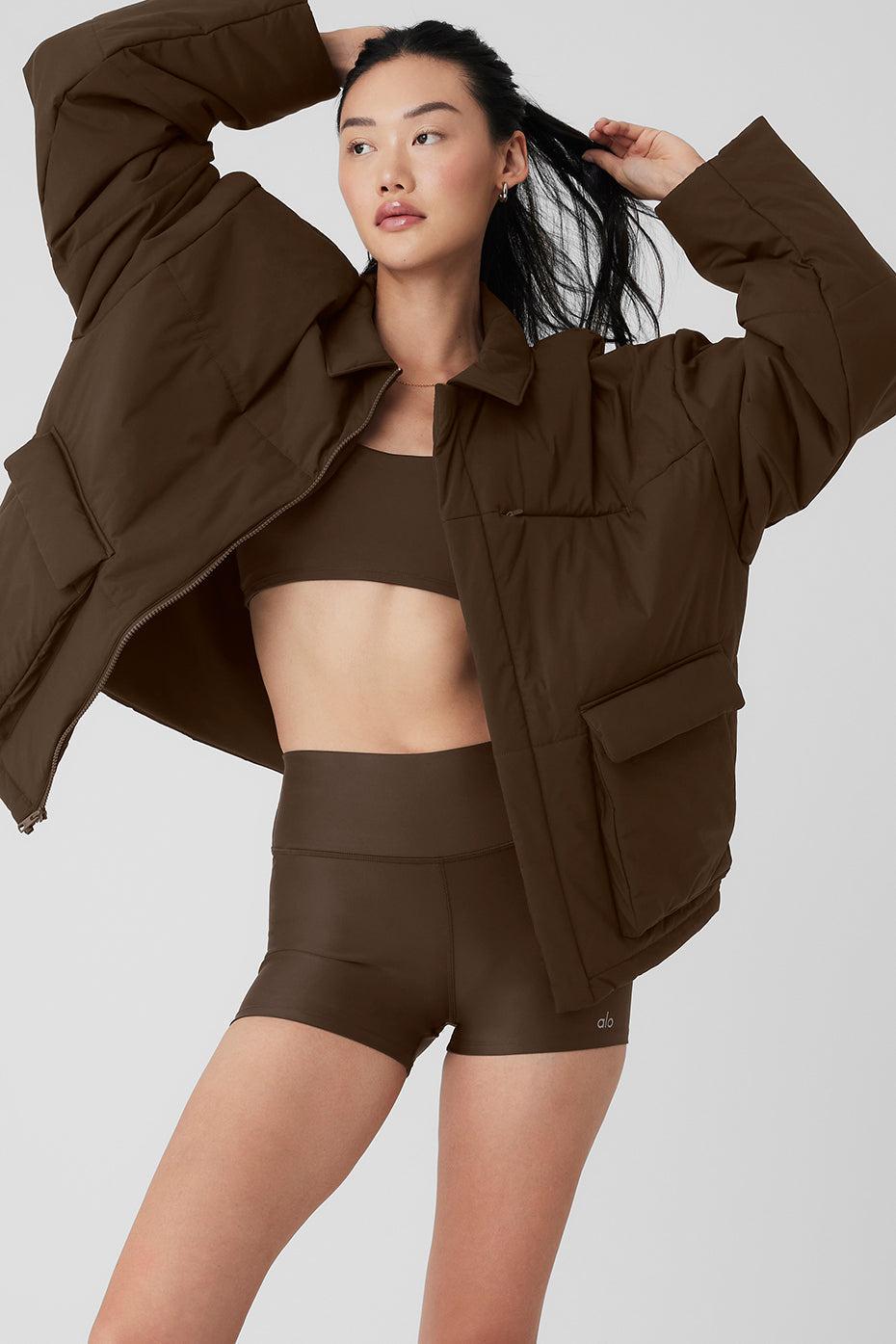 Voyage Utility Cargo Jacket - Espresso Female Product Image