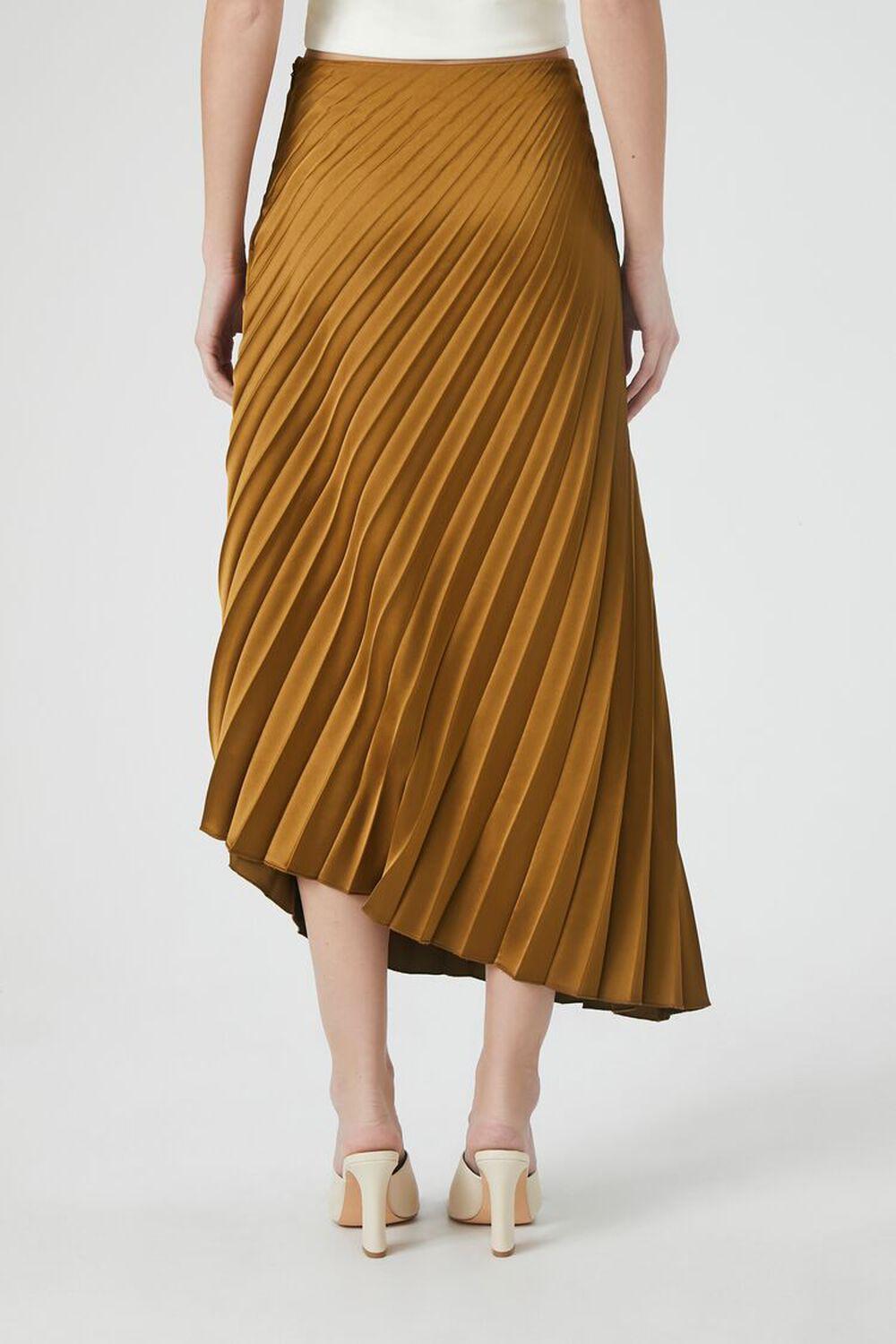 Pleated Satin Maxi Skirt | Forever 21 Product Image