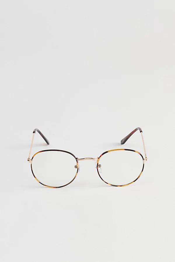 Corey Round Blue Light Glasses Mens at Urban Outfitters Product Image