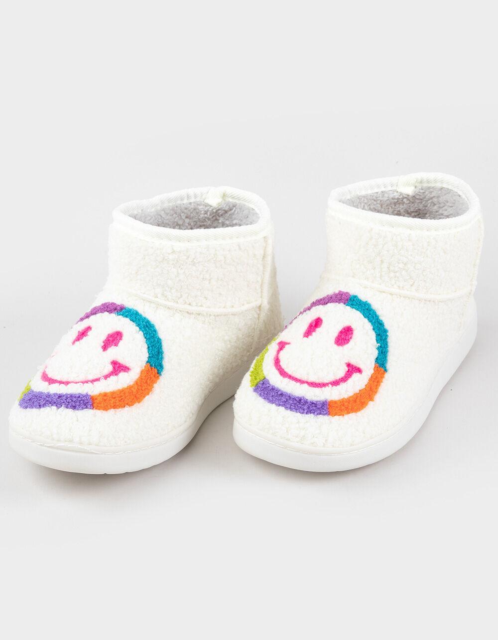 MIA Chill Happy Face Bootie Slippers Product Image