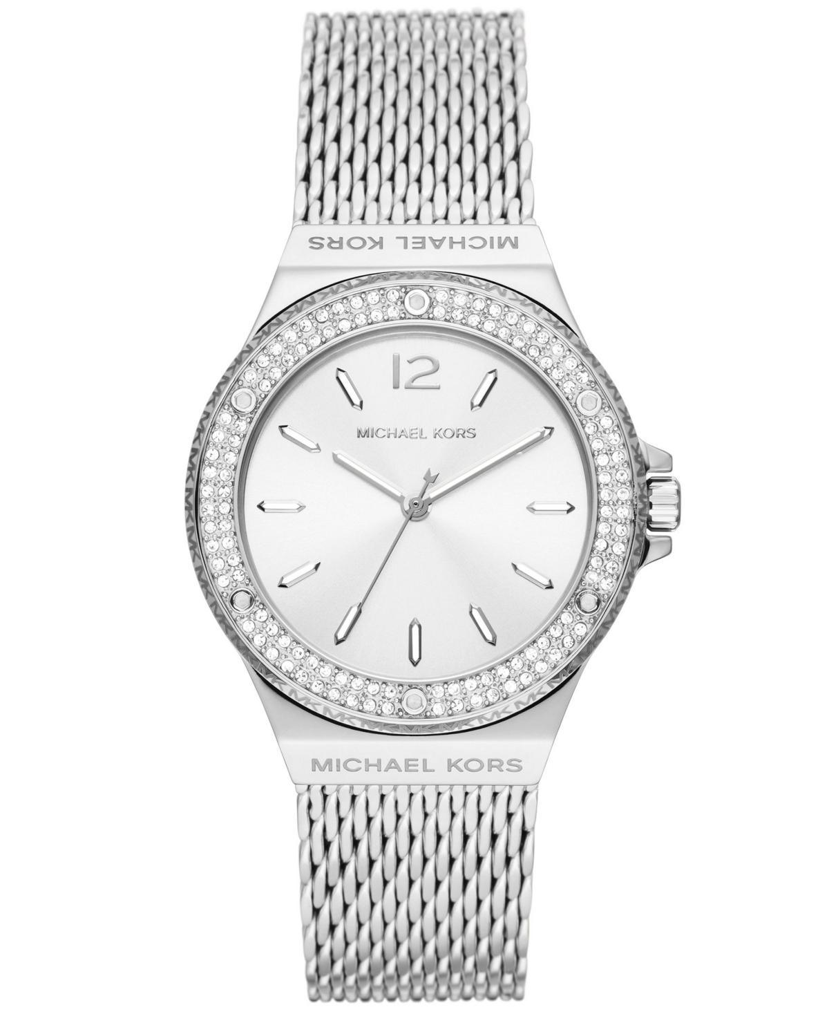 Michael Kors MK7337 - Lennox Three-Hand Watch (Stainless Steel) Watches Product Image