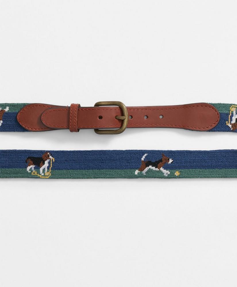 Smathers & Branson Needlepoint Beagle Belt Product Image