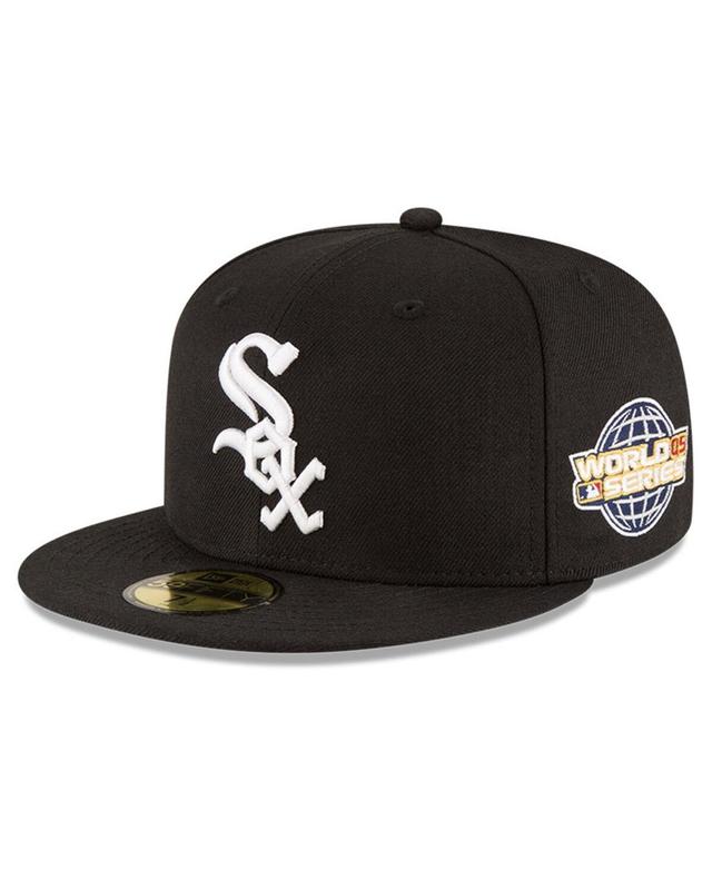 Mens New Era Black Chicago White Sox 2005 World Series Wool 59FIFTY Fitted Hat Product Image