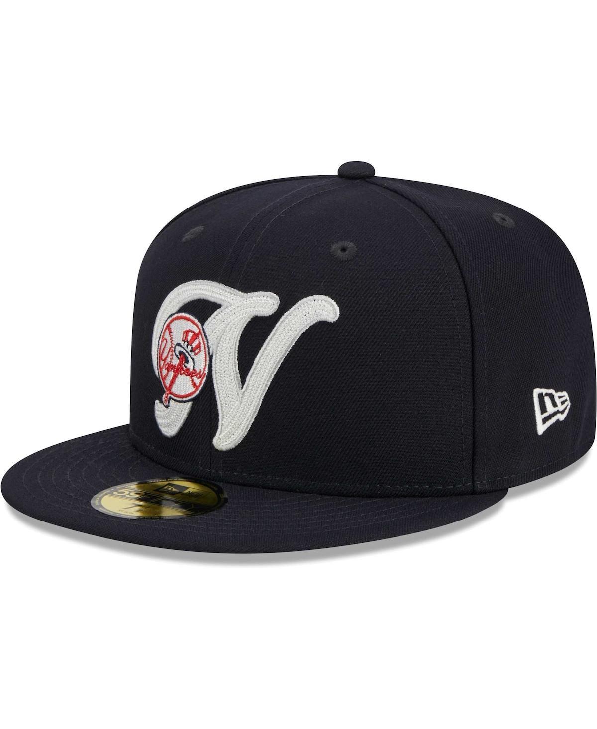 Mens New Era Navy New York Yankees Duo Logo 59FIFTY Fitted Hat Product Image