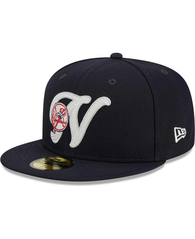 Mens New Era Navy New York Yankees Duo Logo 59FIFTY Fitted Hat Product Image