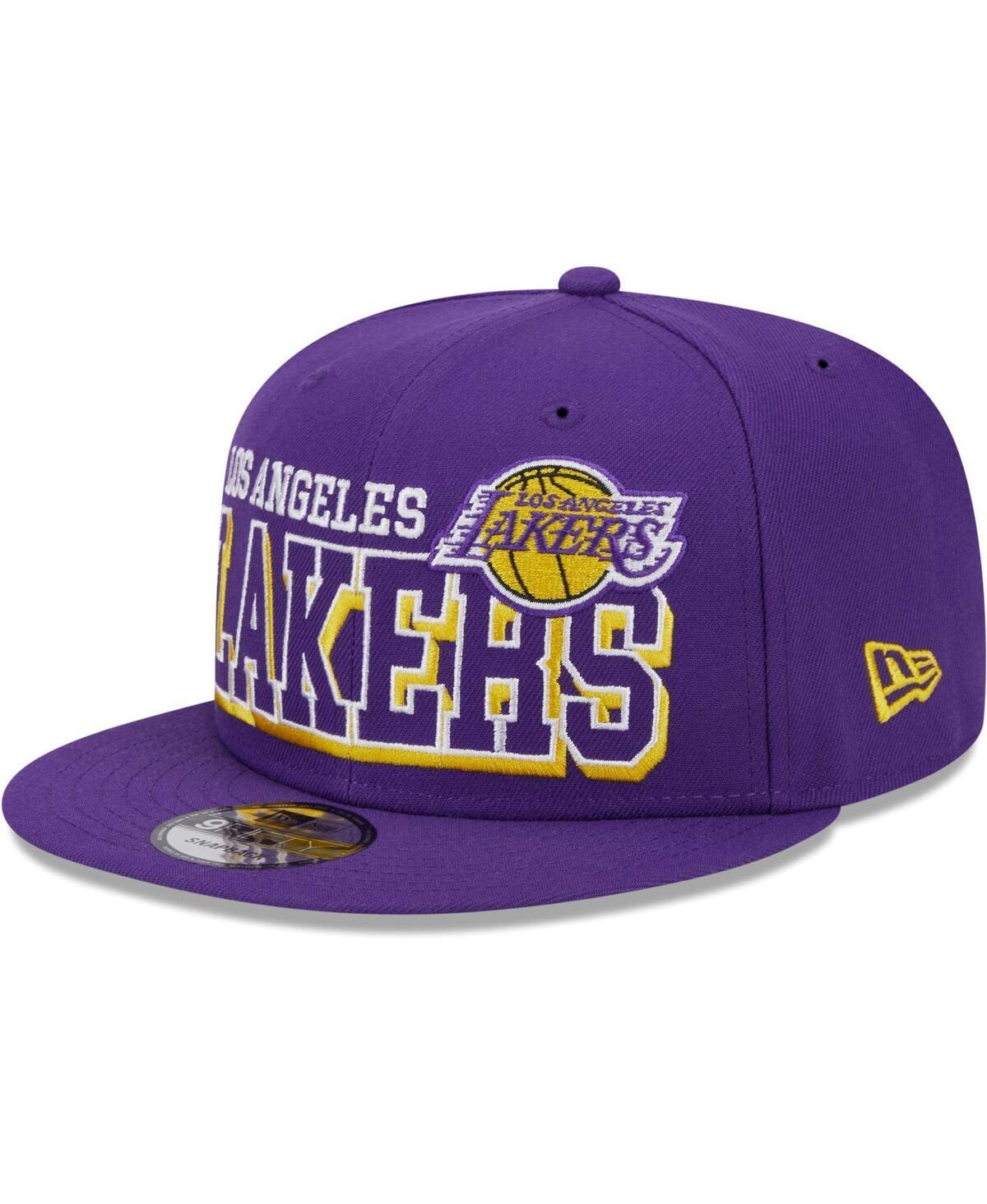 Mens New Era Purple Los Angeles Lakers Gameday 59FIFTY Snapback Hat Product Image