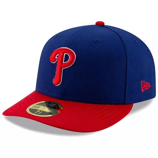 Mens New Era Royal/Red Philadelphia Phillies Authentic Collection Alternate On-Field Low Profile 59FIFTY Fitted Hat Product Image