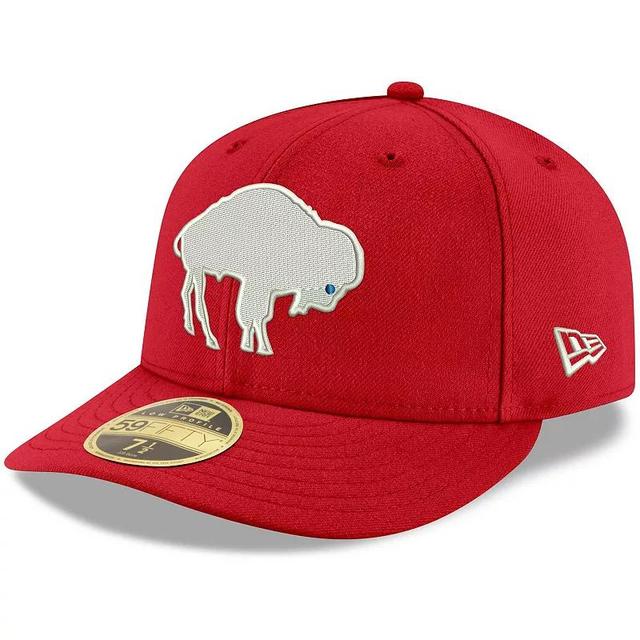 Mens New Era Buffalo Bills Omaha Throwback Low Profile 59FIFTY Fitted Hat Product Image