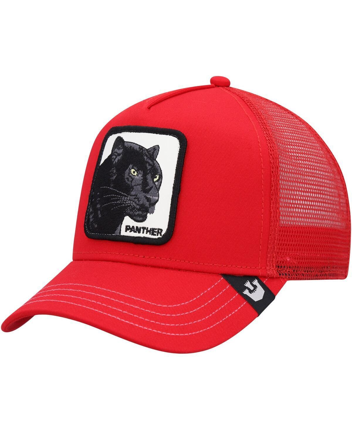 Mens Goorin Bros Red The Panther Trucker Adjustable Hat Product Image