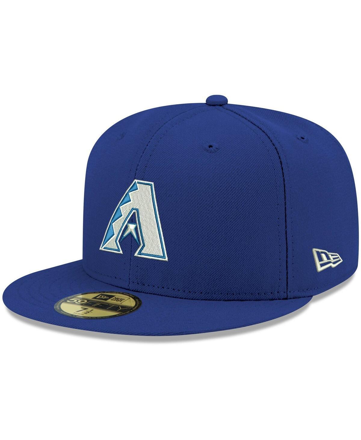 Mens Royal Arizona Diamondbacks Logo White 59FIFTY Fitted Hat Product Image